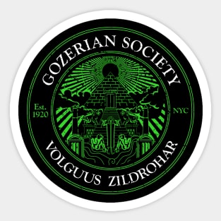 Gozerian Society - Green Slime Variant Sticker